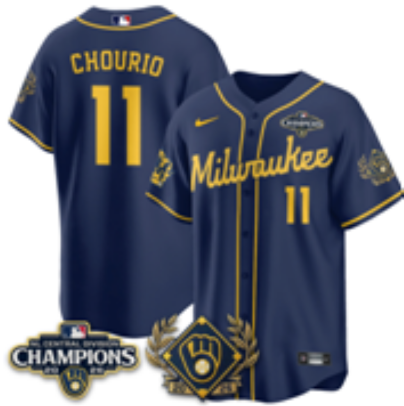 Women Milwaukee Brewers #11 Jackson Chourio Blue Nike 2026 World Series jersey 102109